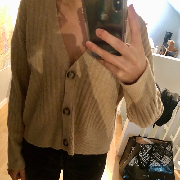 ZARA - Oatmeal button down cardigan - Picture 3 of 3